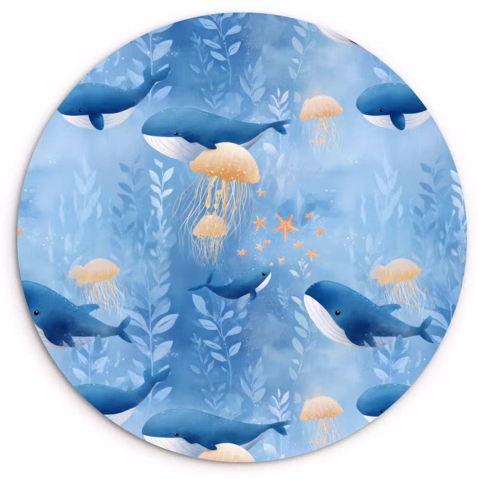 Muurcirkel - Walvissen - Oceaan - Blauw — 1