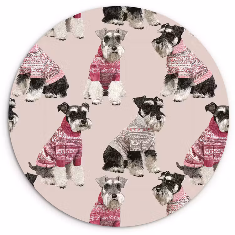 Muurcirkel - Honden - Truien - Rood — 1