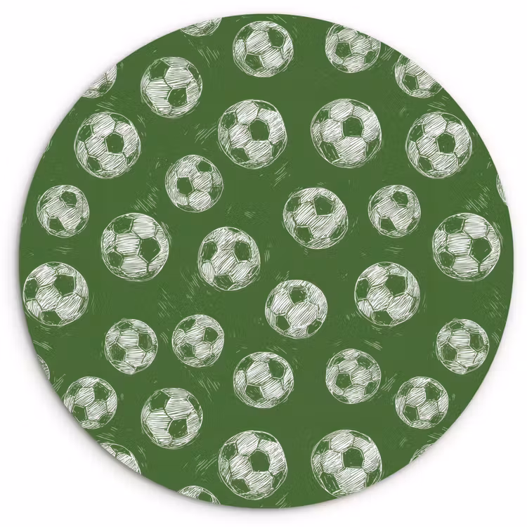Muurcirkel - Voetbal - Sport - Groen — 1