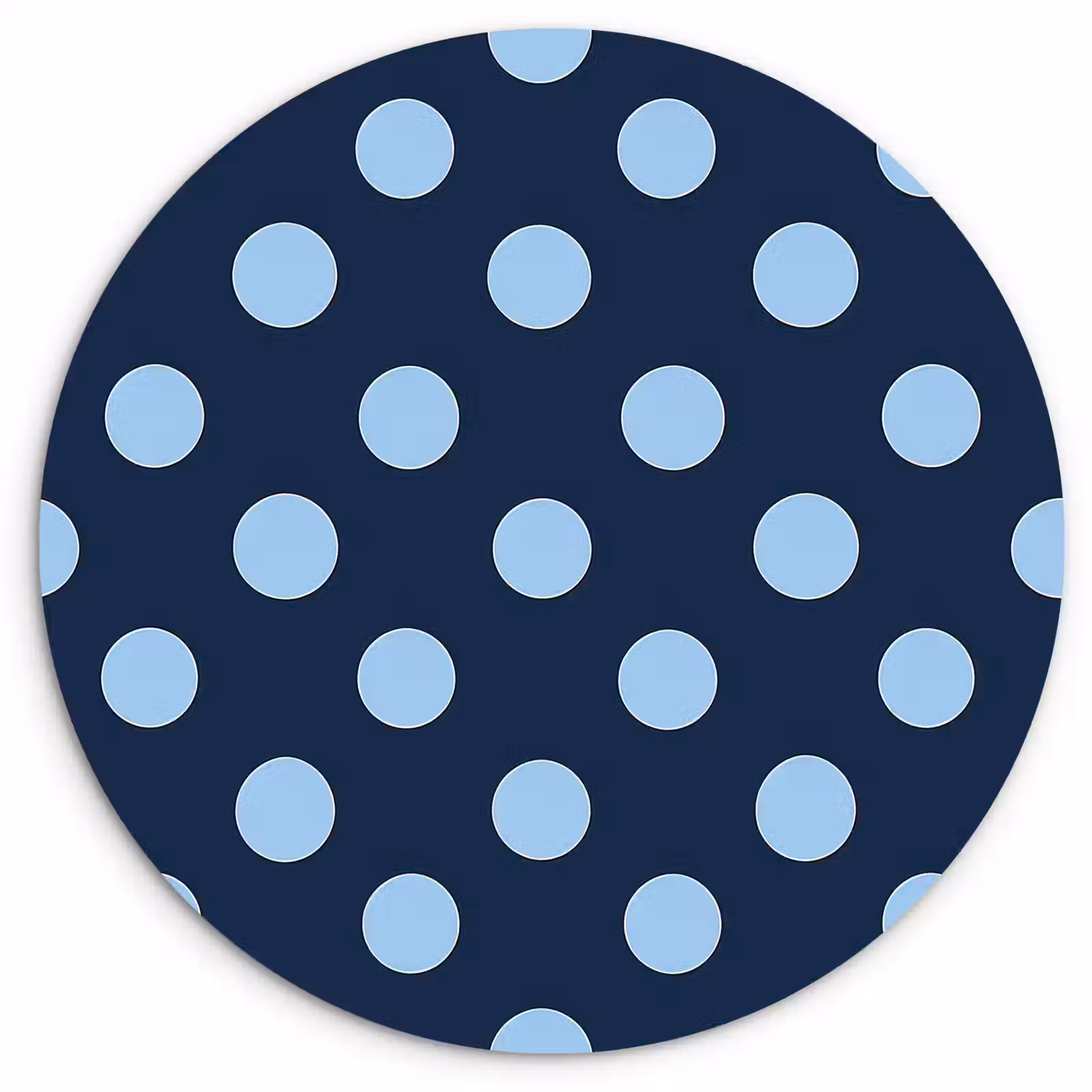 Muurcirkel - Klassiek - Dots - Blauw — 1