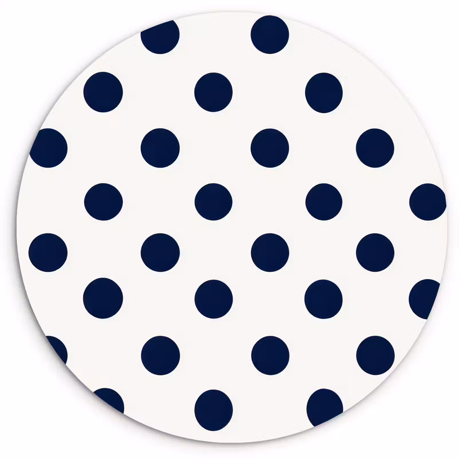 Muurcirkel - Klassiek - Stippen - Blauw — 1