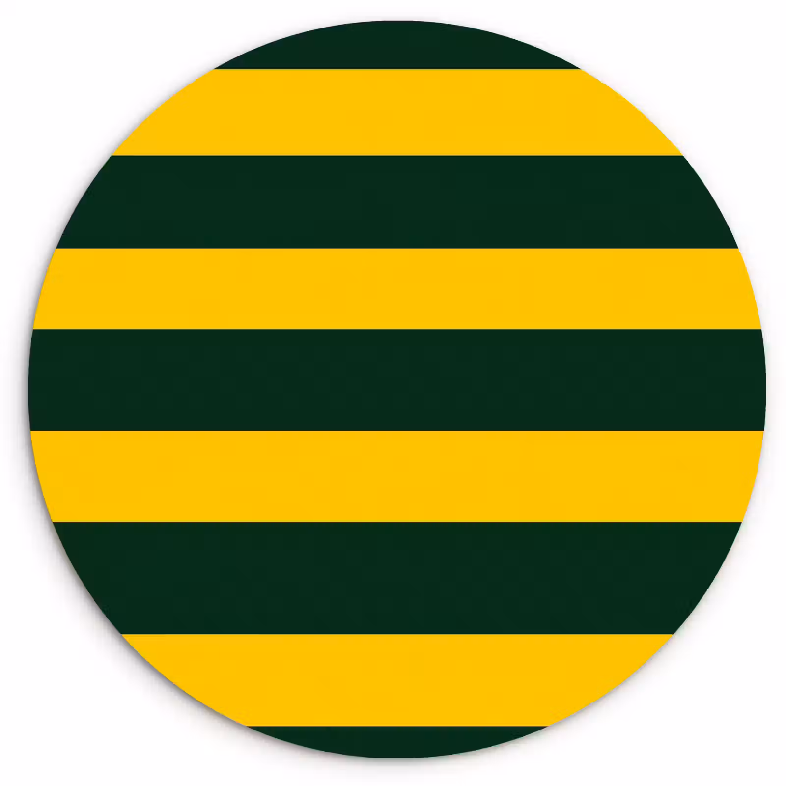 Muurcirkel - Klassiek - Strepen - Groen — 1