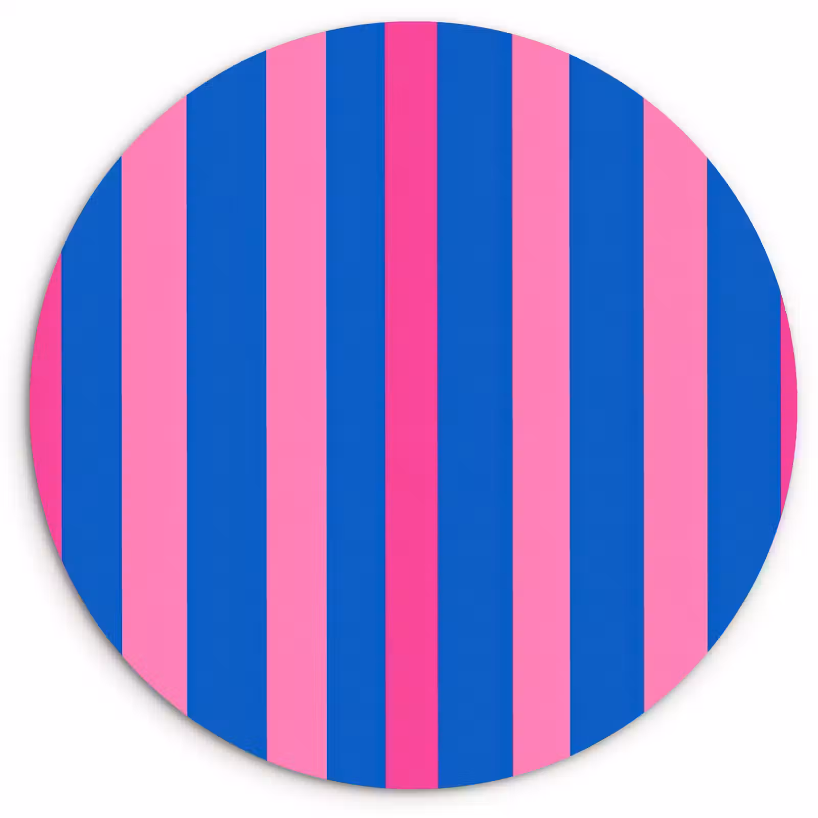 Muurcirkel - Modern - Optisch - Roze — 1