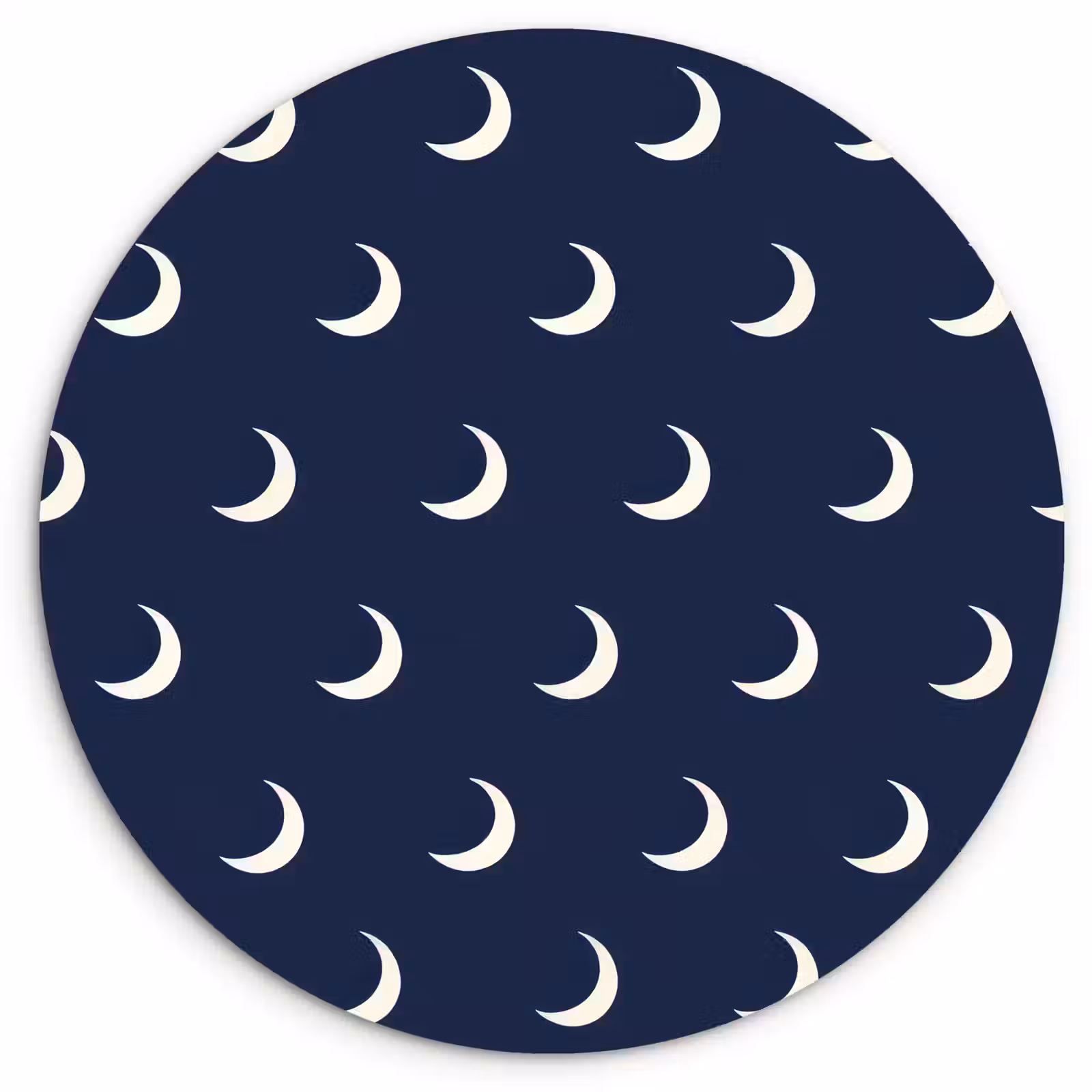 Muurcirkel - Patroon - Manen - Blauw — 1
