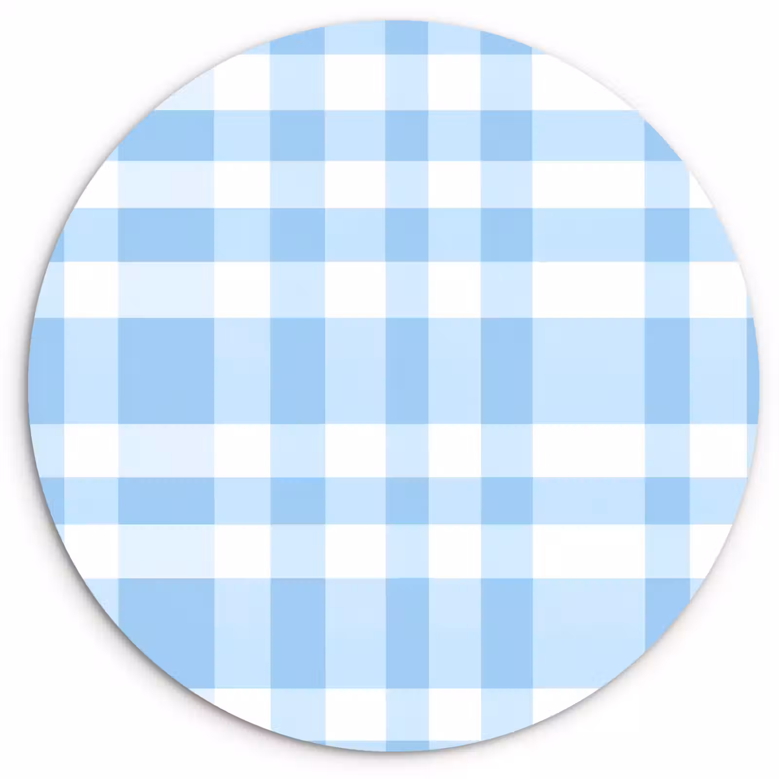 Muurcirkel - Ruit - Patroon - Blauw — 1