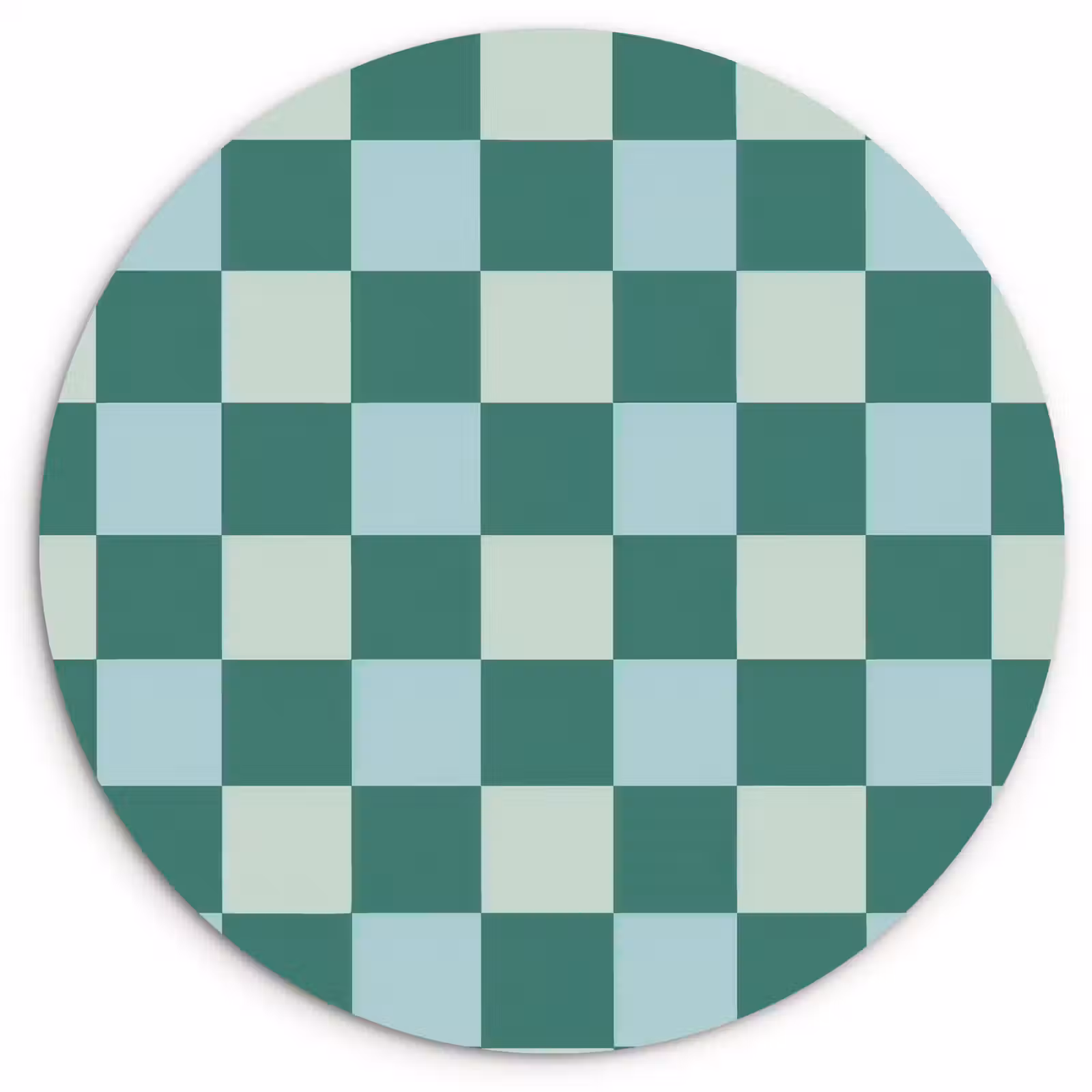 Muurcirkel - Schaak - Klassiek - Groen — 1