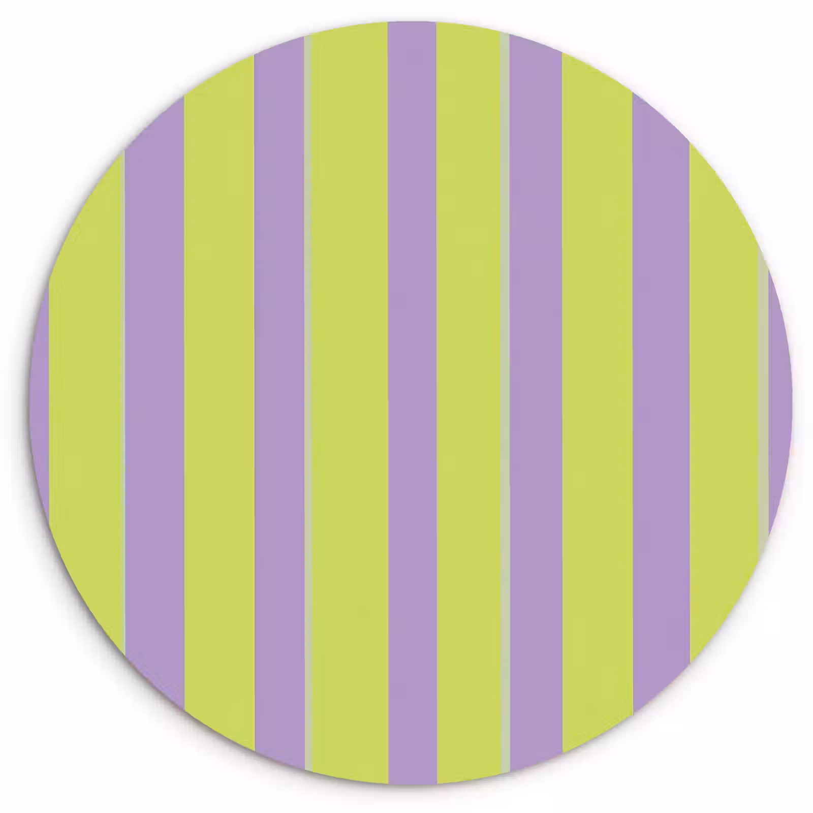 Muurcirkel - Strepen - Patroon - Groen — 1