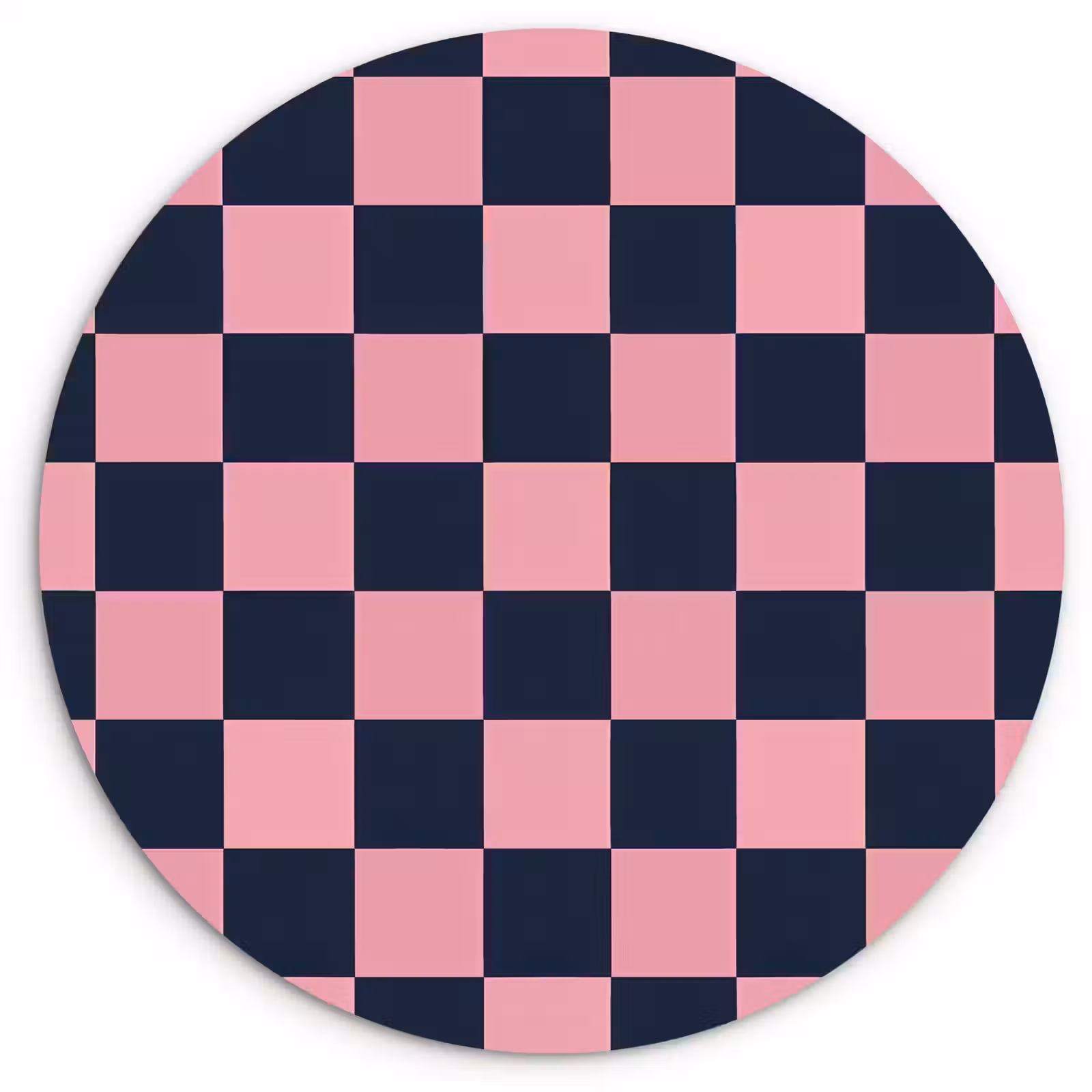 Muurcirkel - Traditioneel - Patroon - Blauw - Roze — 1