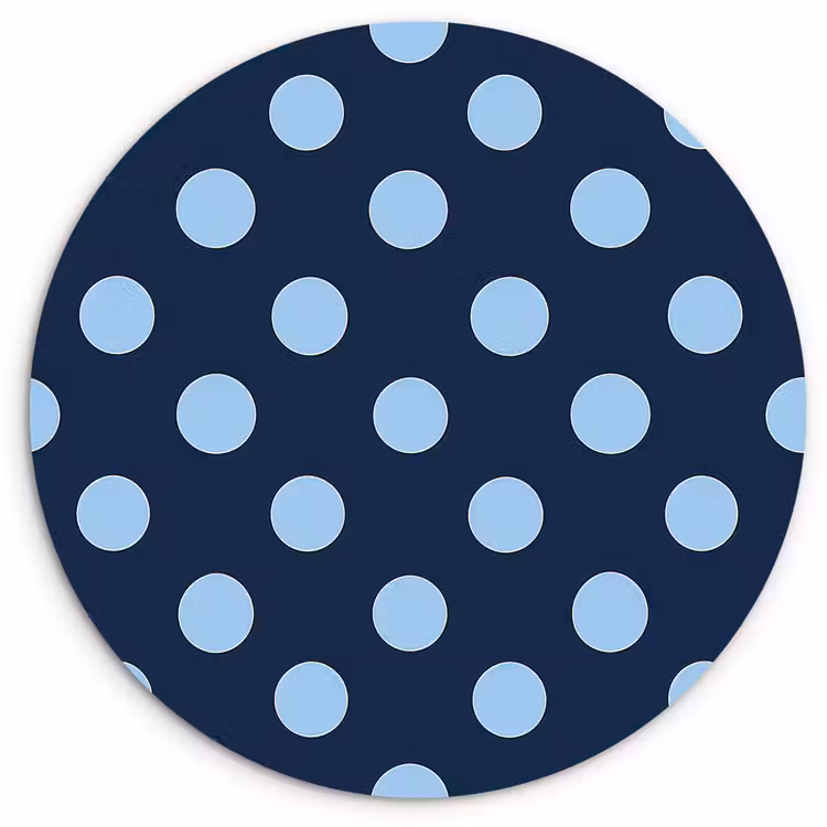 Muurcirkel - Klassiek - Dots - Blauw — 1