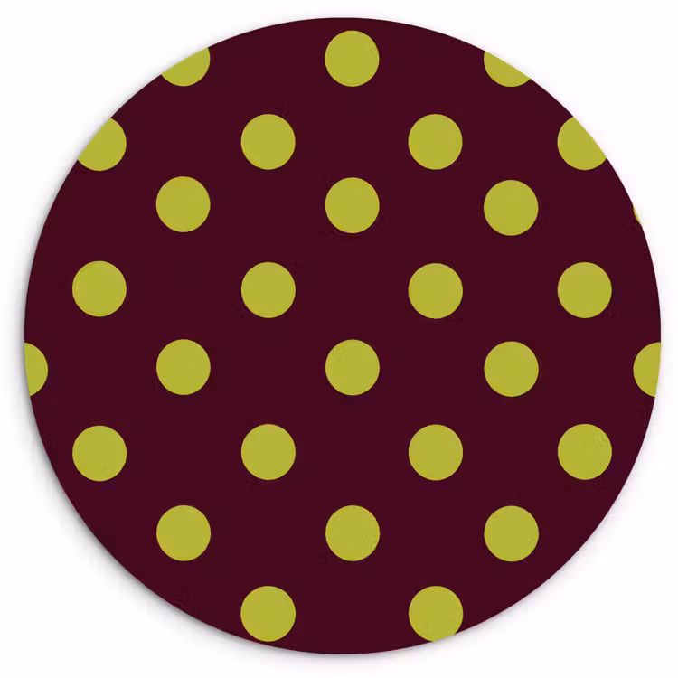 Muurcirkel - Klassiek - Stippen - Groen — 1