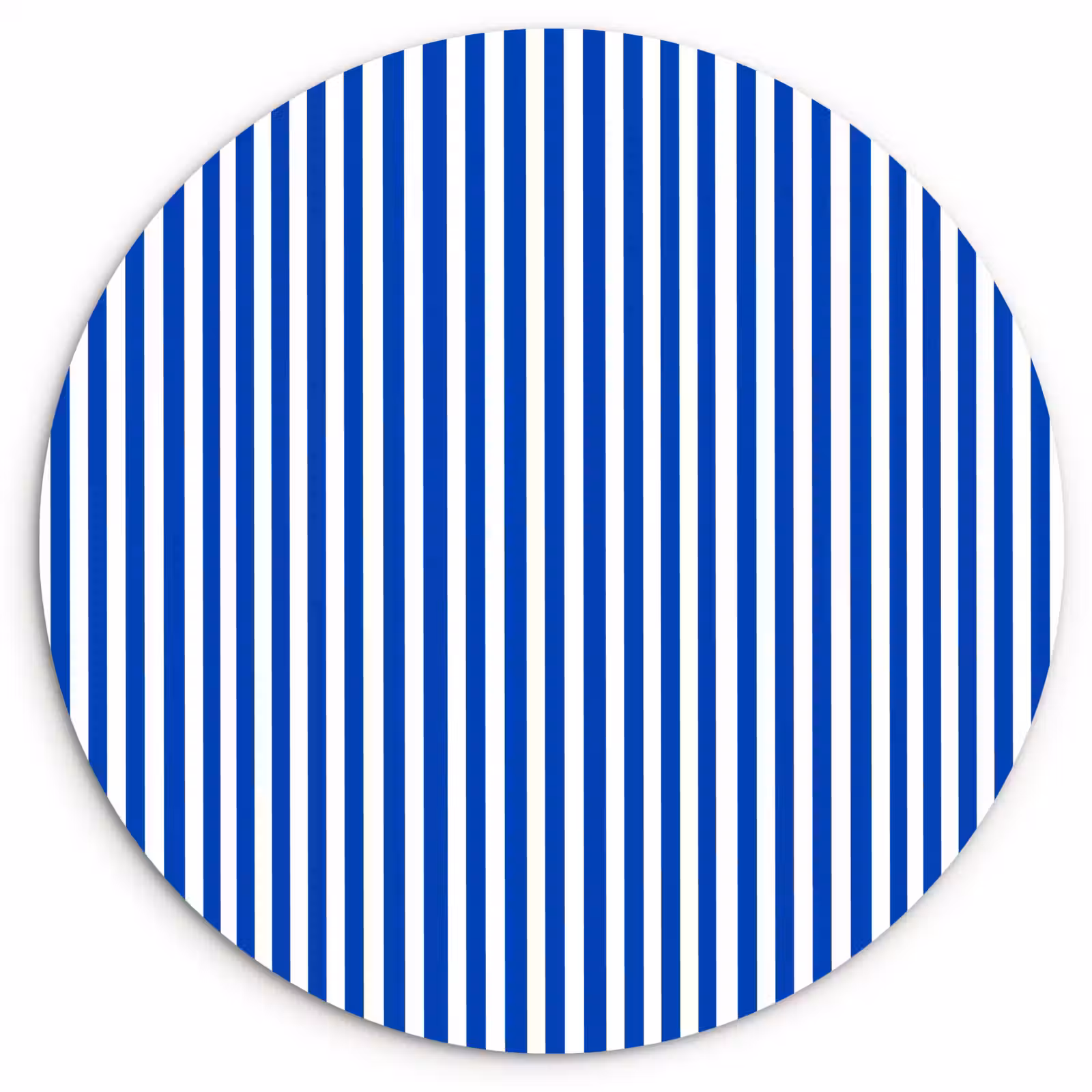 Muurcirkel - Klassiek - Strepen - Blauw — 1