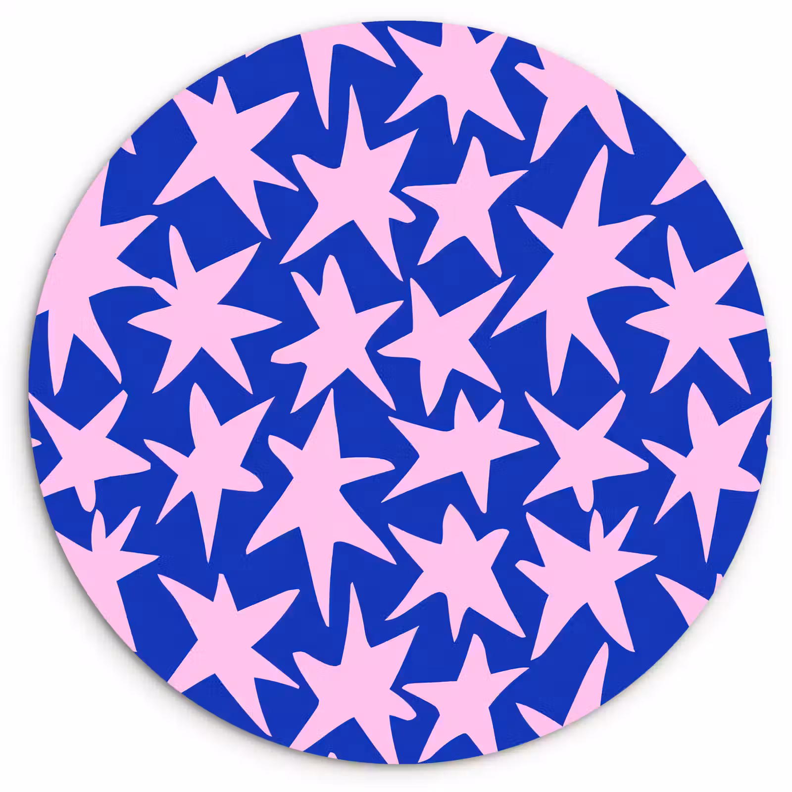 Muurcirkel - Modern - Sterren - Blauw — 1