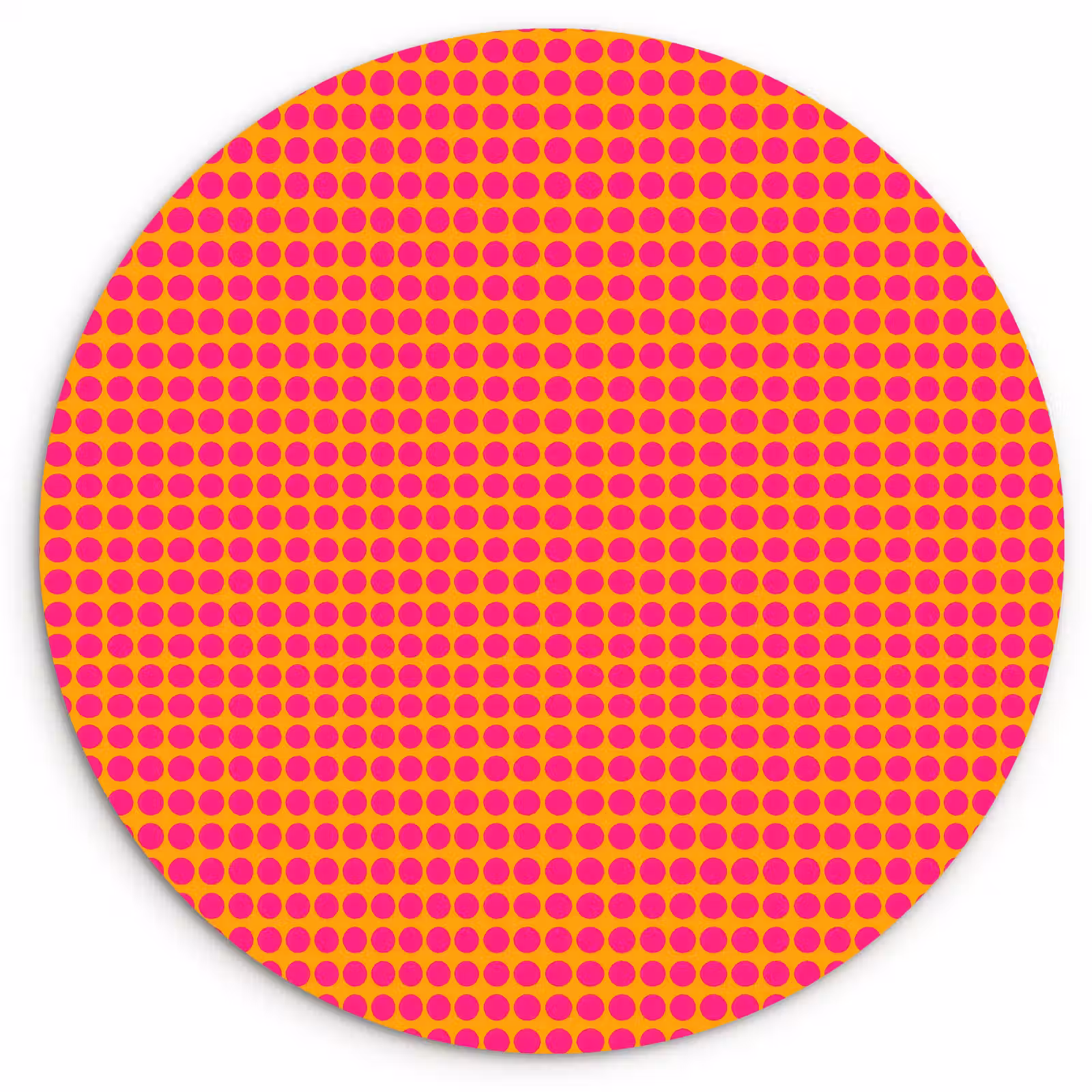 Muurcirkel - Modern - Stippen - Oranje — 1