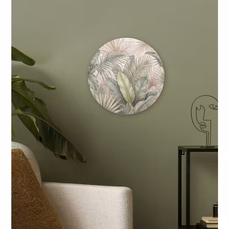 Muurcirkel - Planten - Tropisch - Bladeren - Groen - Natuur — 3