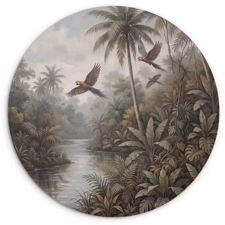 Muurcirkel - Vogel - Vliegend - Tropisch - Landschap - Klassiek — 1