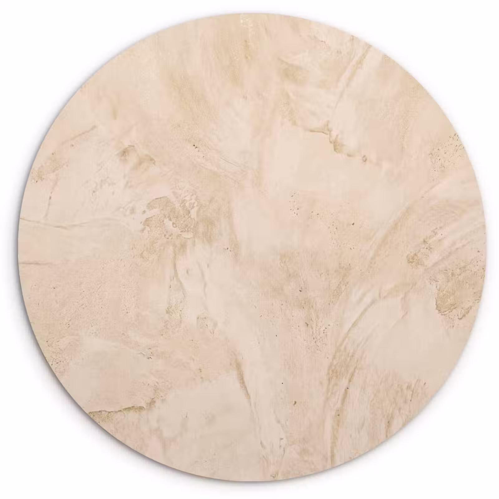 Muurcirkel - Textuur - Patroon - Abstract - Modern - Beige — 1