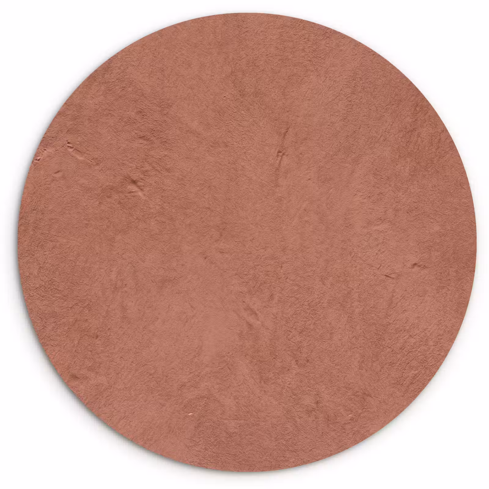 Muurcirkel - Textuur - Roodbruin - Grof - Modern — 1