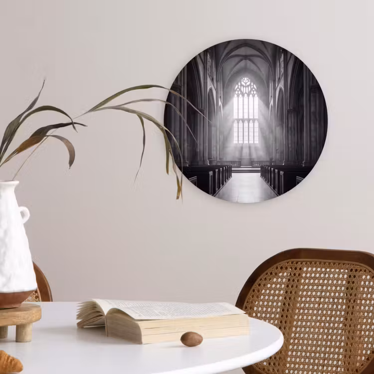 Muurcirkel - Kerk - Interieur - Lichtstralen - Architectuur - Klassiek — 4