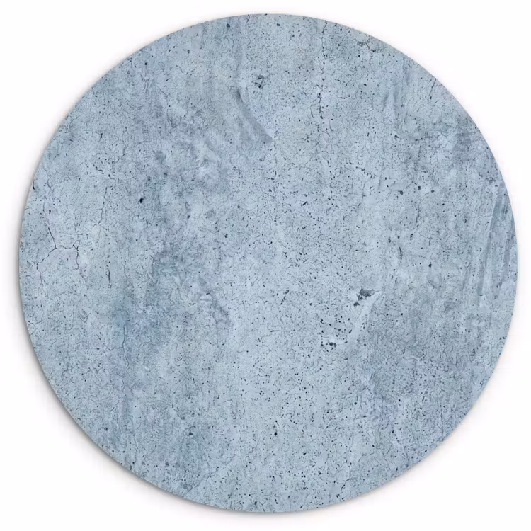 Muurcirkel - Oppervlak - Ruw - Abstract - Modern - Grijs — 1