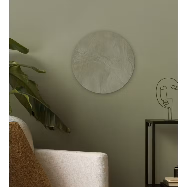 Muurcirkel - Textuur - Betonlook - Achtergrond - Modern - Groen — 3
