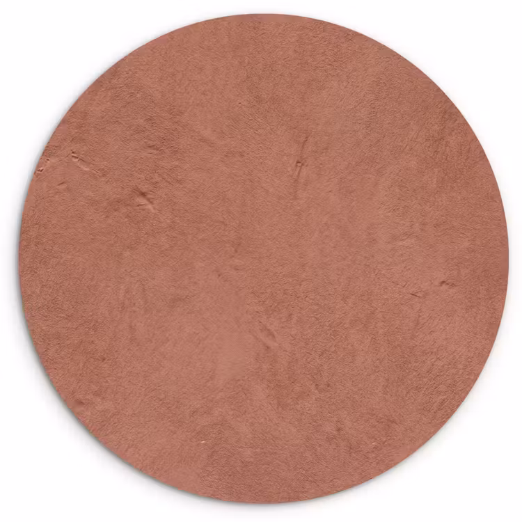 Muurcirkel - Textuur - Roodbruin - Grof - Modern — 1