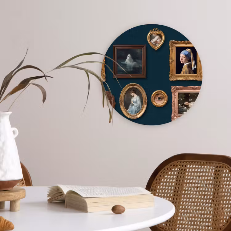 Muurcirkel - Kunst - Schilderijen - Decoratie - Klassiek - Groen — 4