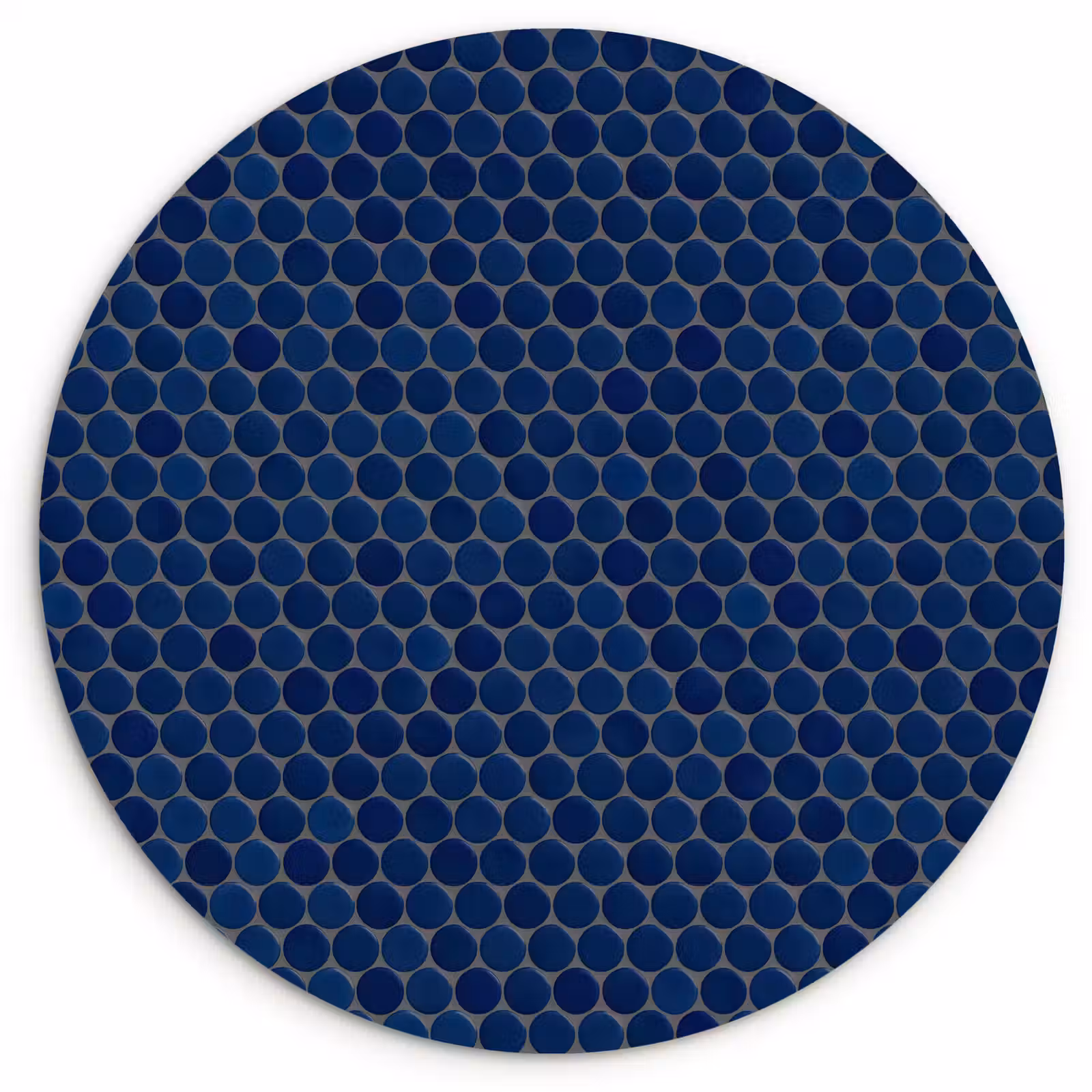 Muurcirkel - Penny - Mozaïek - Donkerblauw — 1