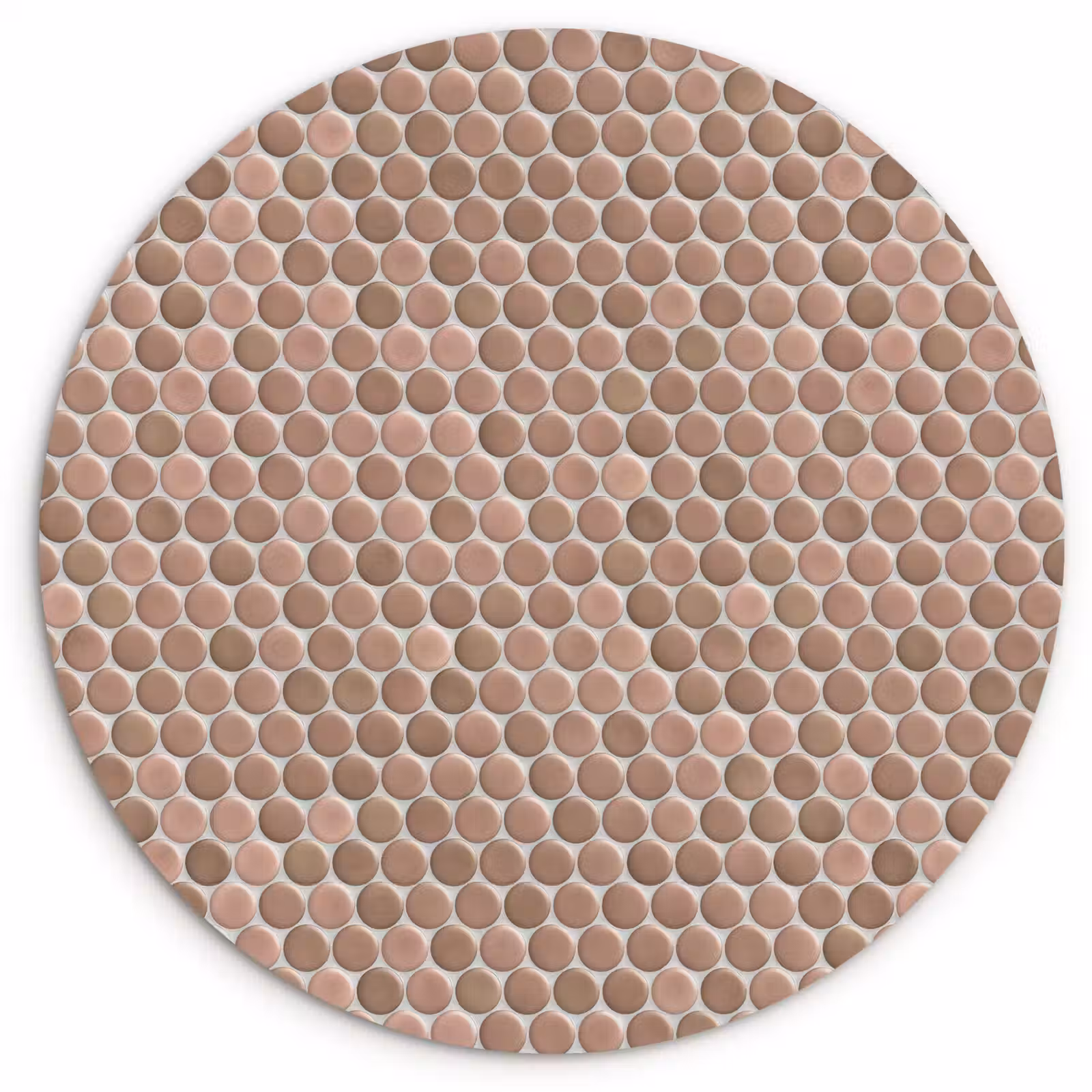 Muurcirkel - Penny - Mozaïek - Oudroze - Terracotta — 1