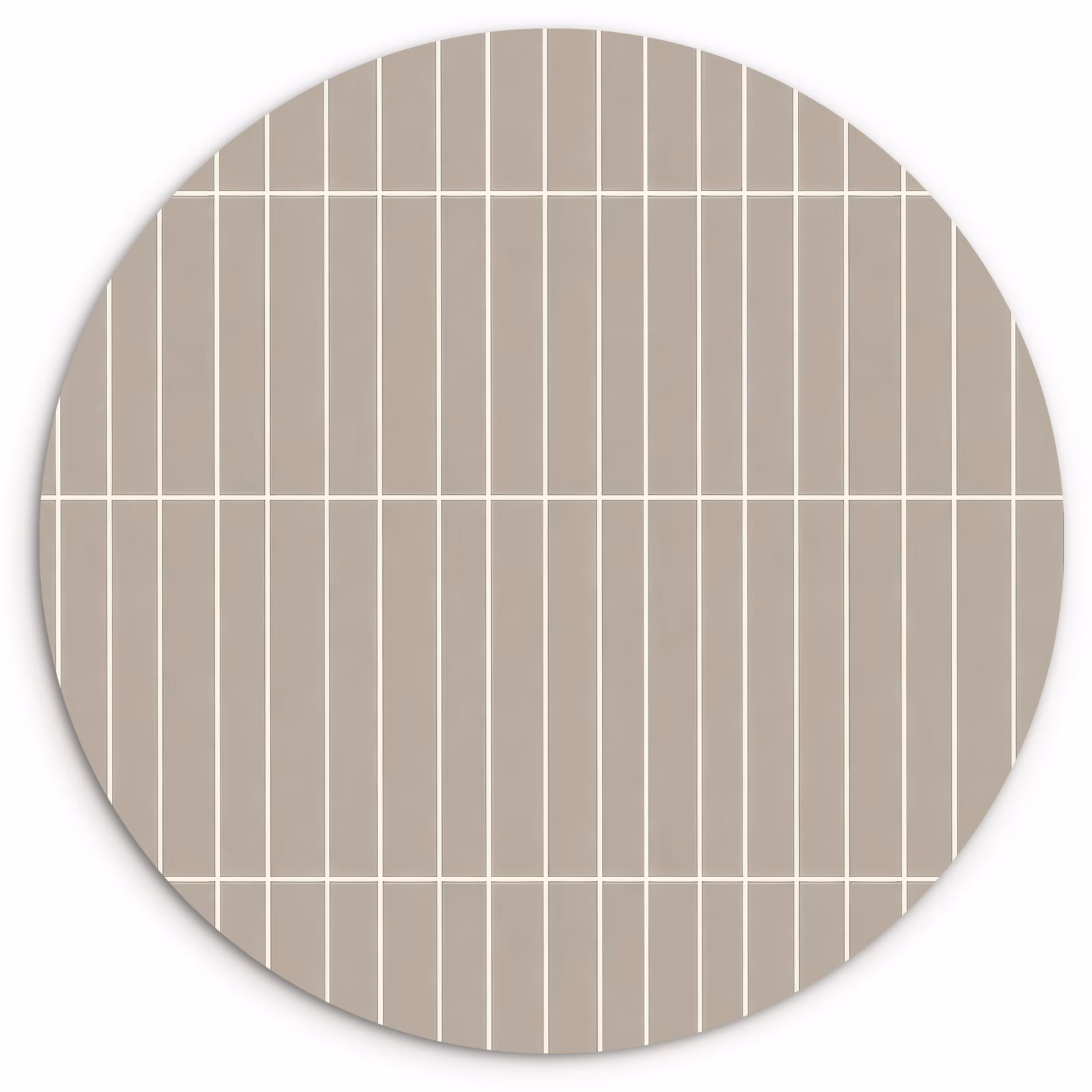 Muurcirkel - Verticaal - Wandtegel - Licht Beige — 1