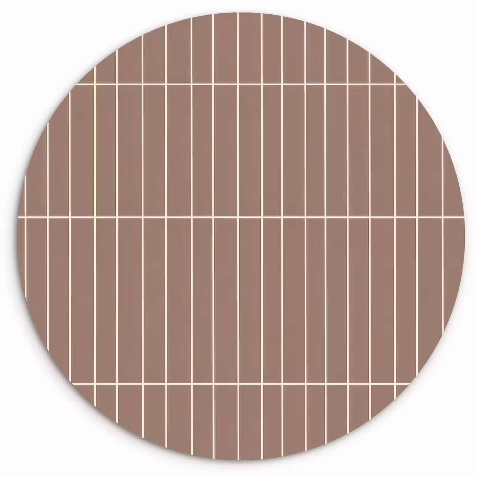 Muurcirkel - Verticaal - Wandtegel - Terracotta — 1