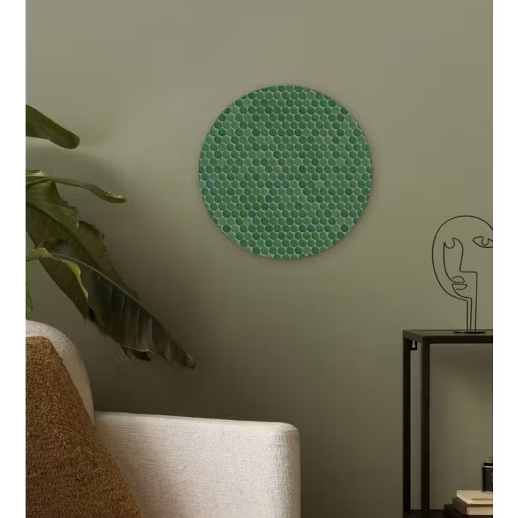 Muurcirkel - Penny - Mozaïek - Bosgroen - Green — 3