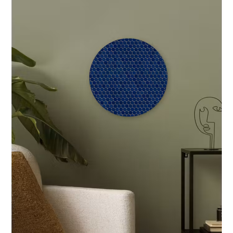 Muurcirkel - Penny - Mozaïek - Donkerblauw — 3