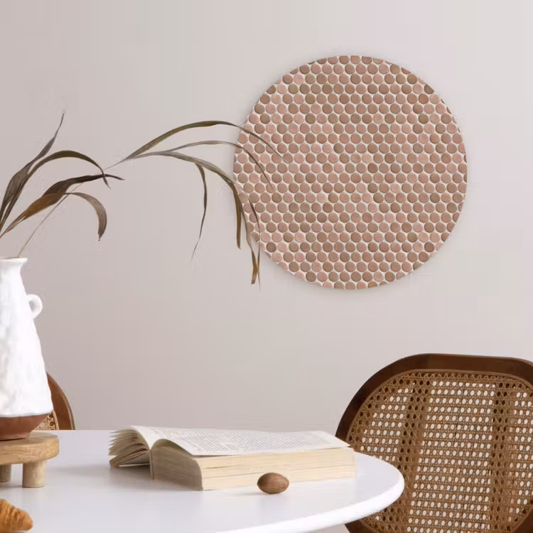 Muurcirkel - Penny - Mozaïek - Oudroze - Terracotta — 4