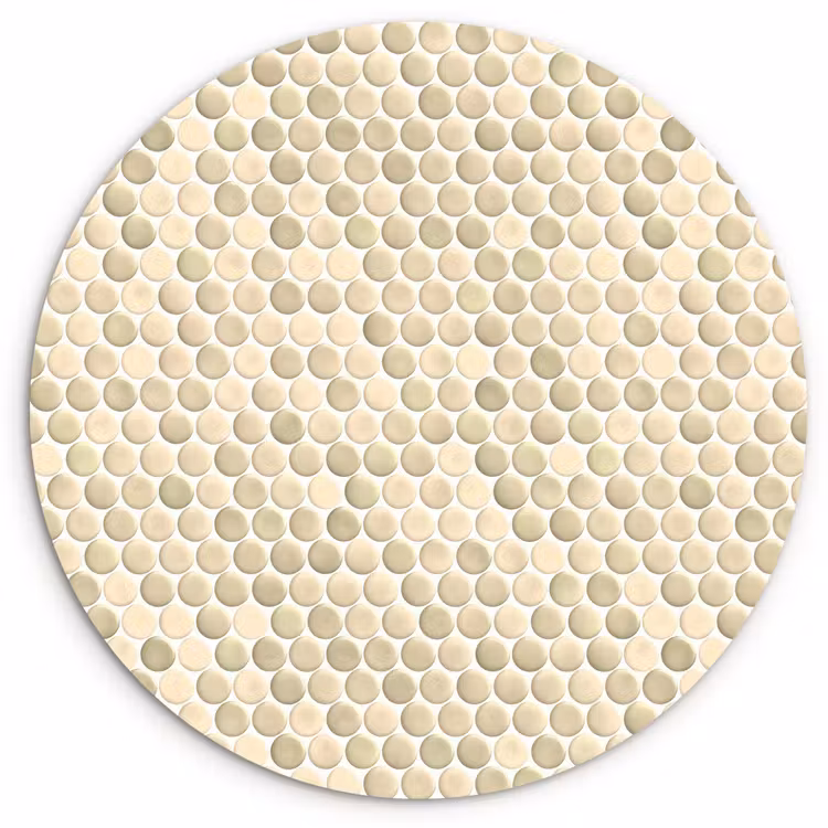 Muurcirkel - Penny - Mozaïek - Zand — 1