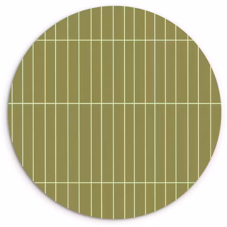 Muurcirkel - Verticaal - Wandtegel - Olijfgroen — 1
