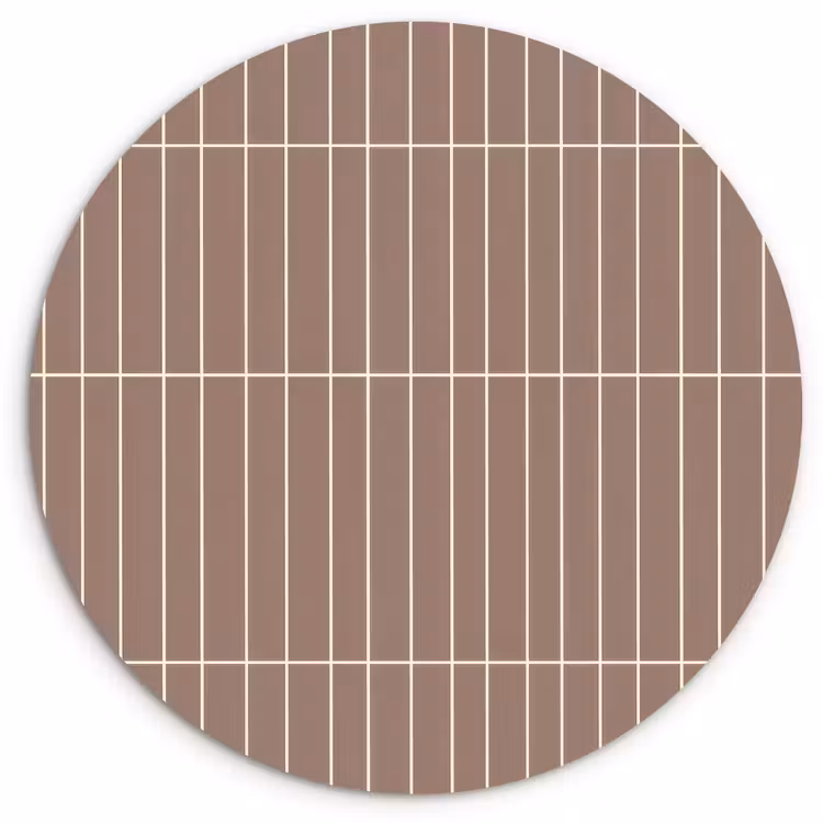 Muurcirkel - Verticaal - Wandtegel - Terracotta — 1