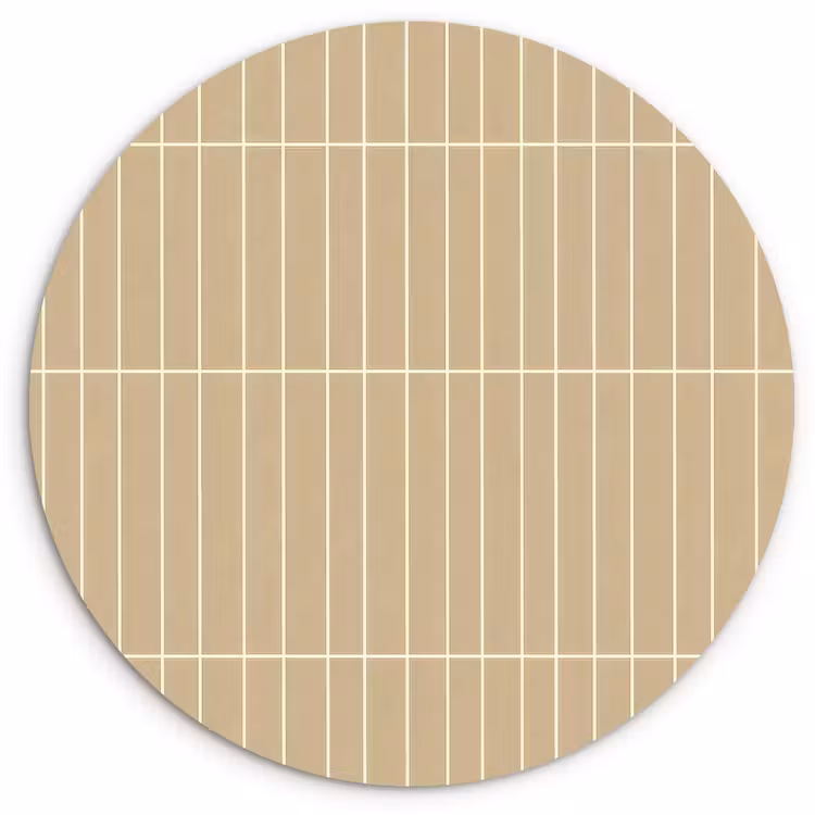 Muurcirkel - Verticaal - Wandtegel - Zand - Beige — 1