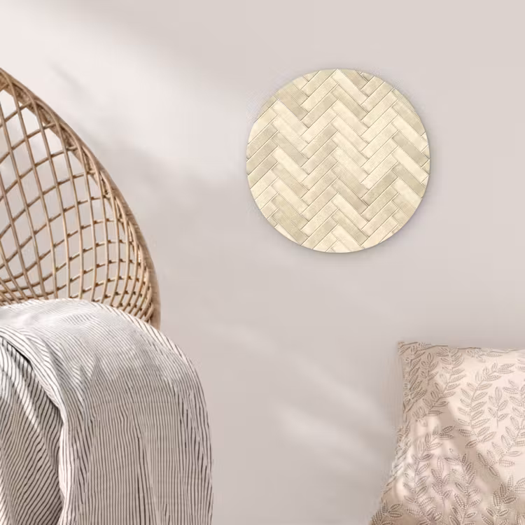 Muurcirkel - Visgraat - Wandtegel - Licht Beige — 5