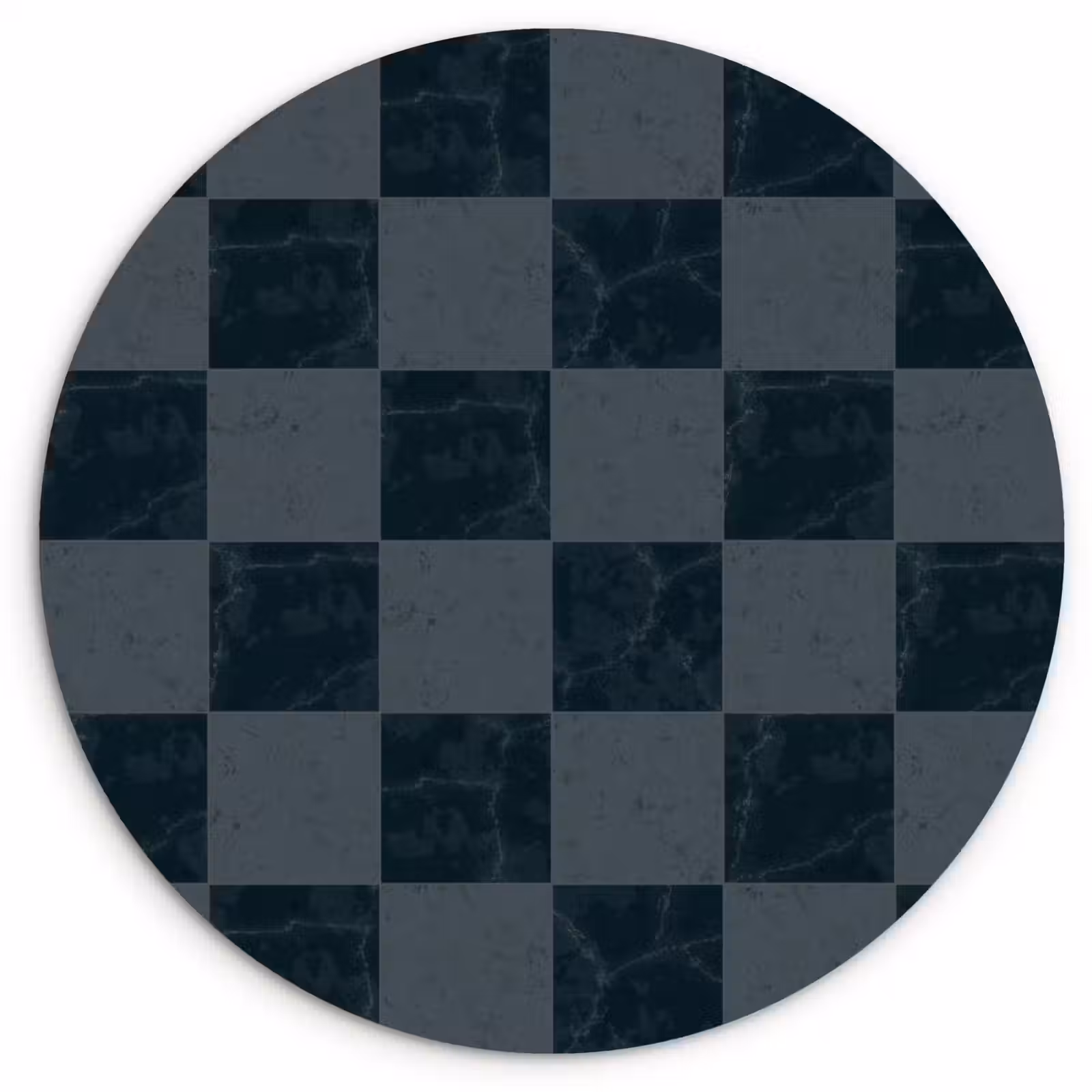 Muurcirkel - Marmer - Patroon - Antraciet — 1