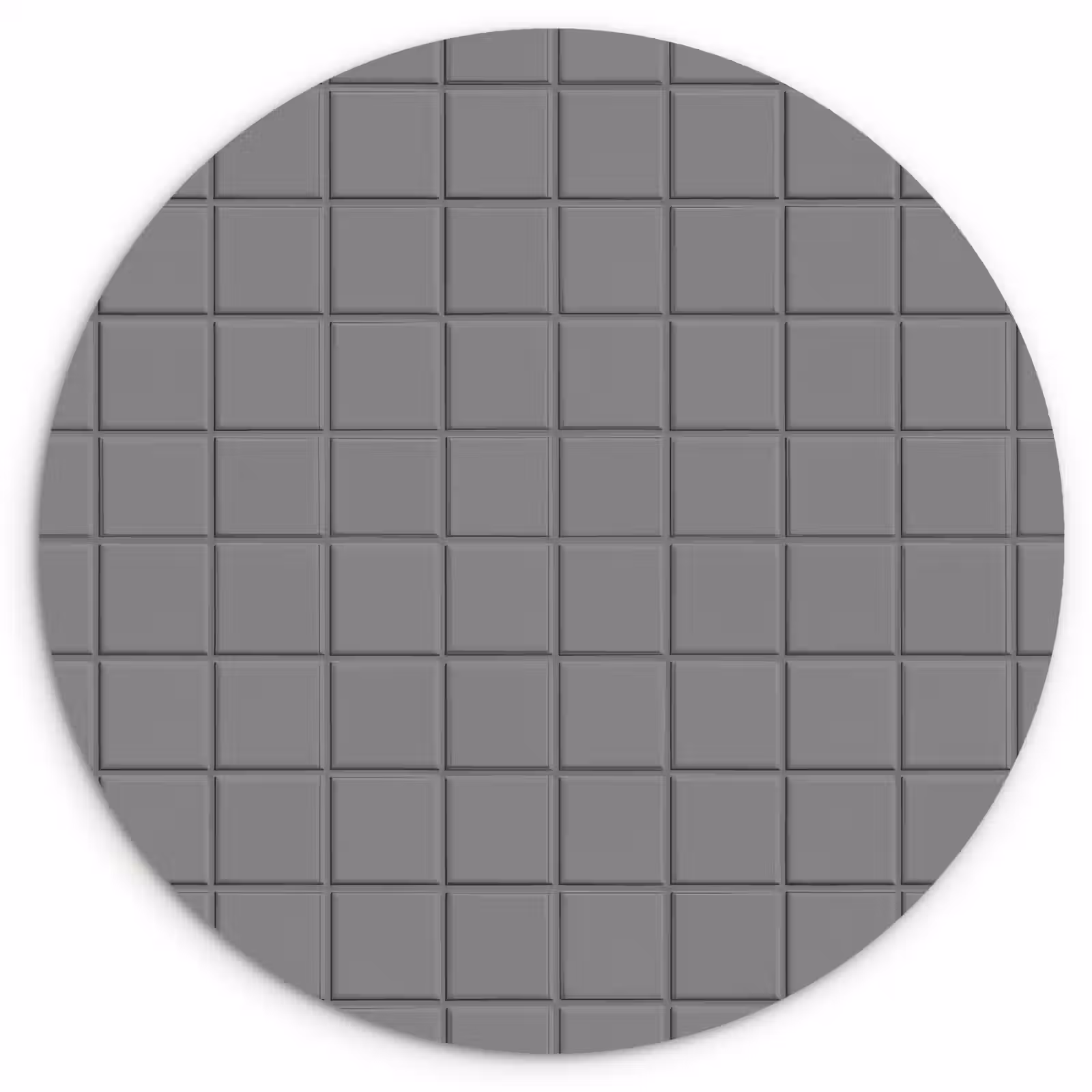 Muurcirkel - Modern - Patroon - Grijs — 1