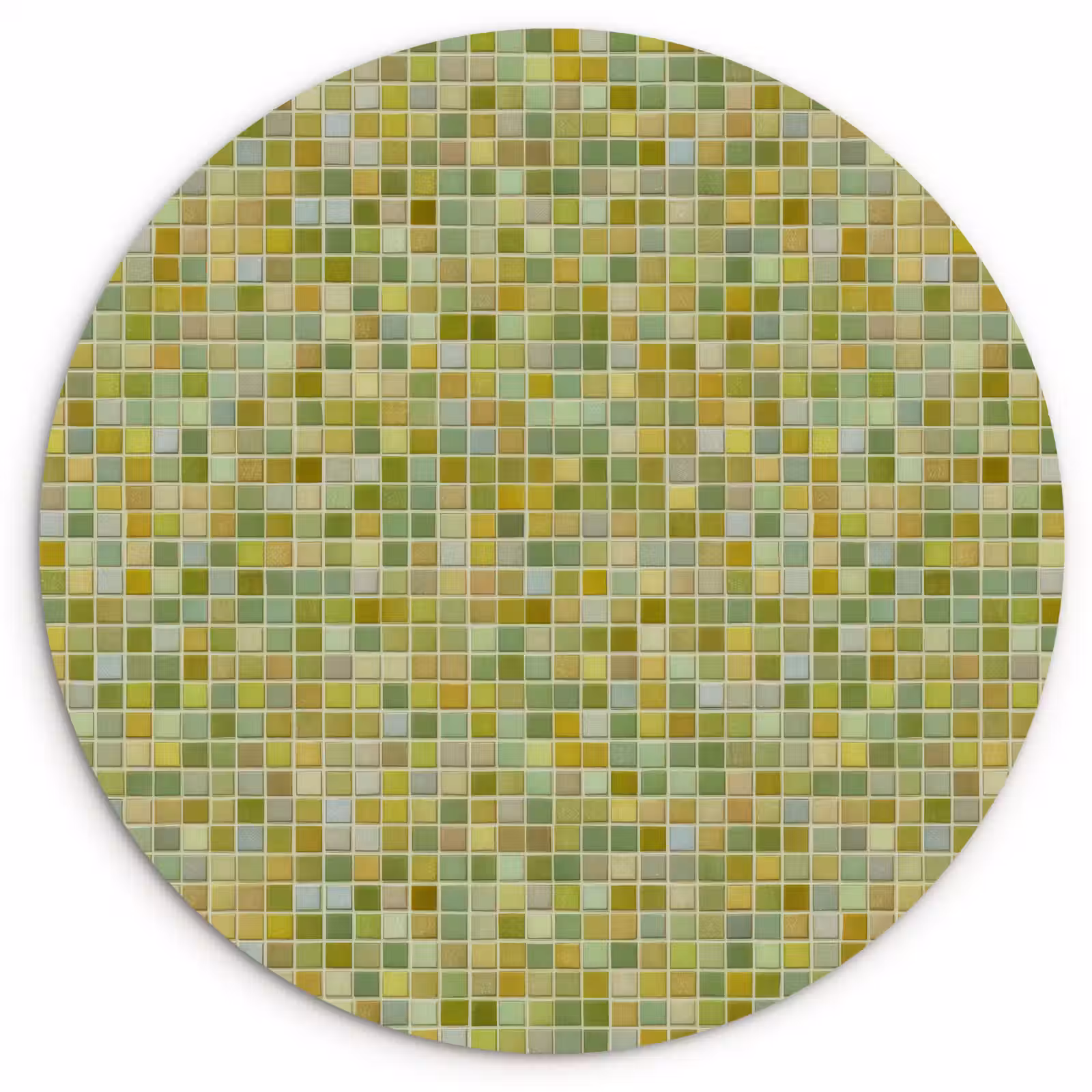 Muurcirkel - Mozaïek - Patroon - Groen — 1