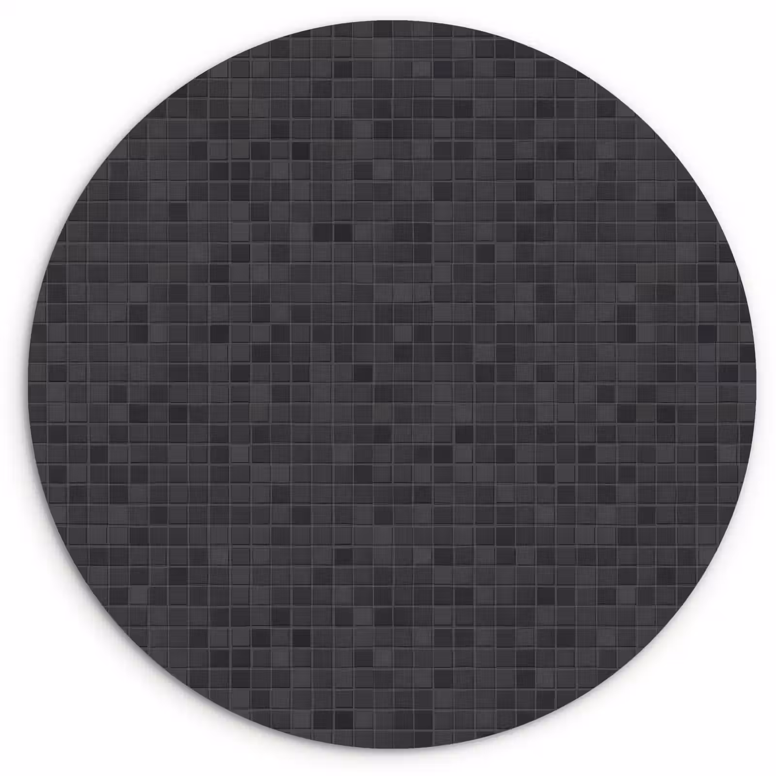 Muurcirkel - Mozaïek - Patroon - Zwart — 1