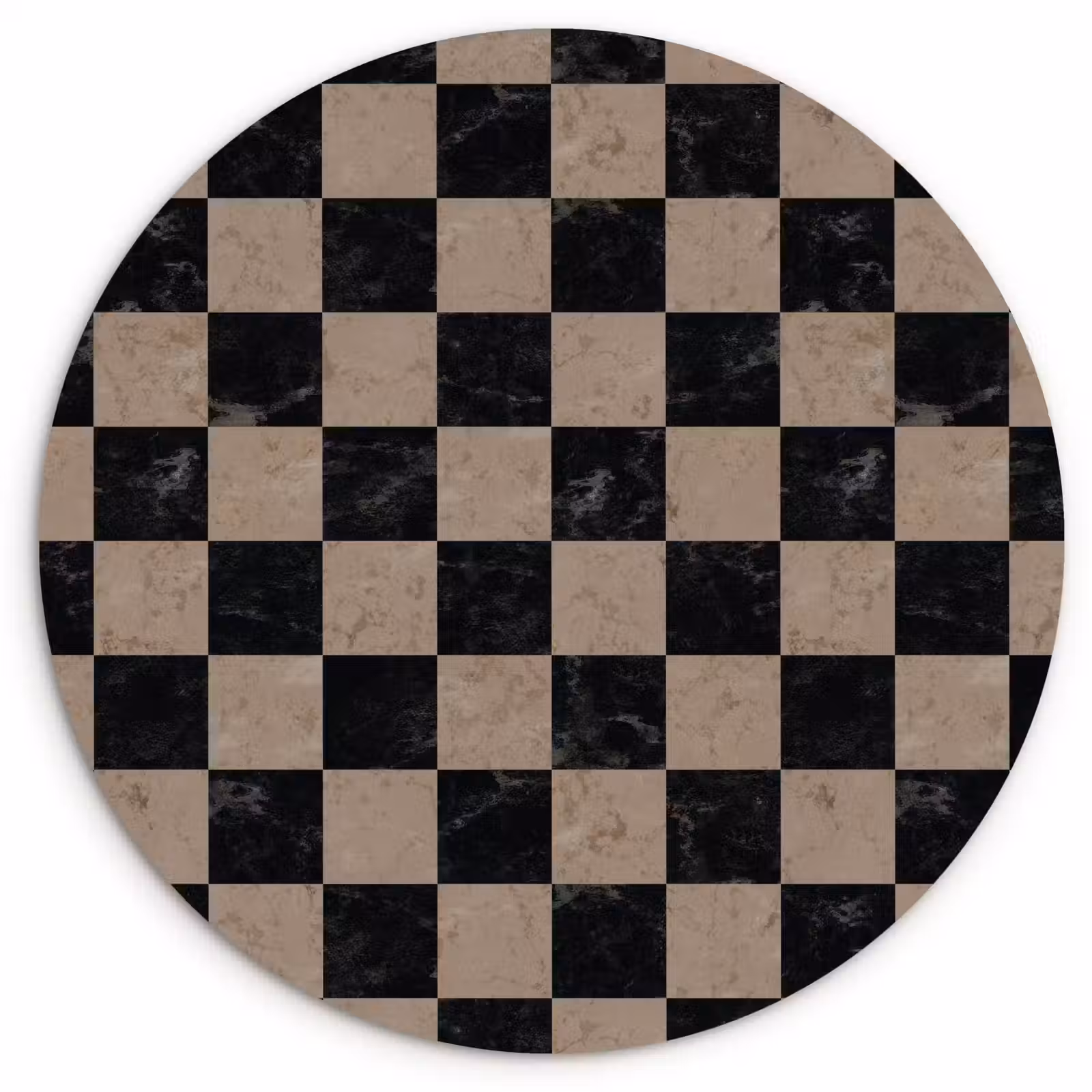 Muurcirkel - Patroon - Dambord - Marmer — 1