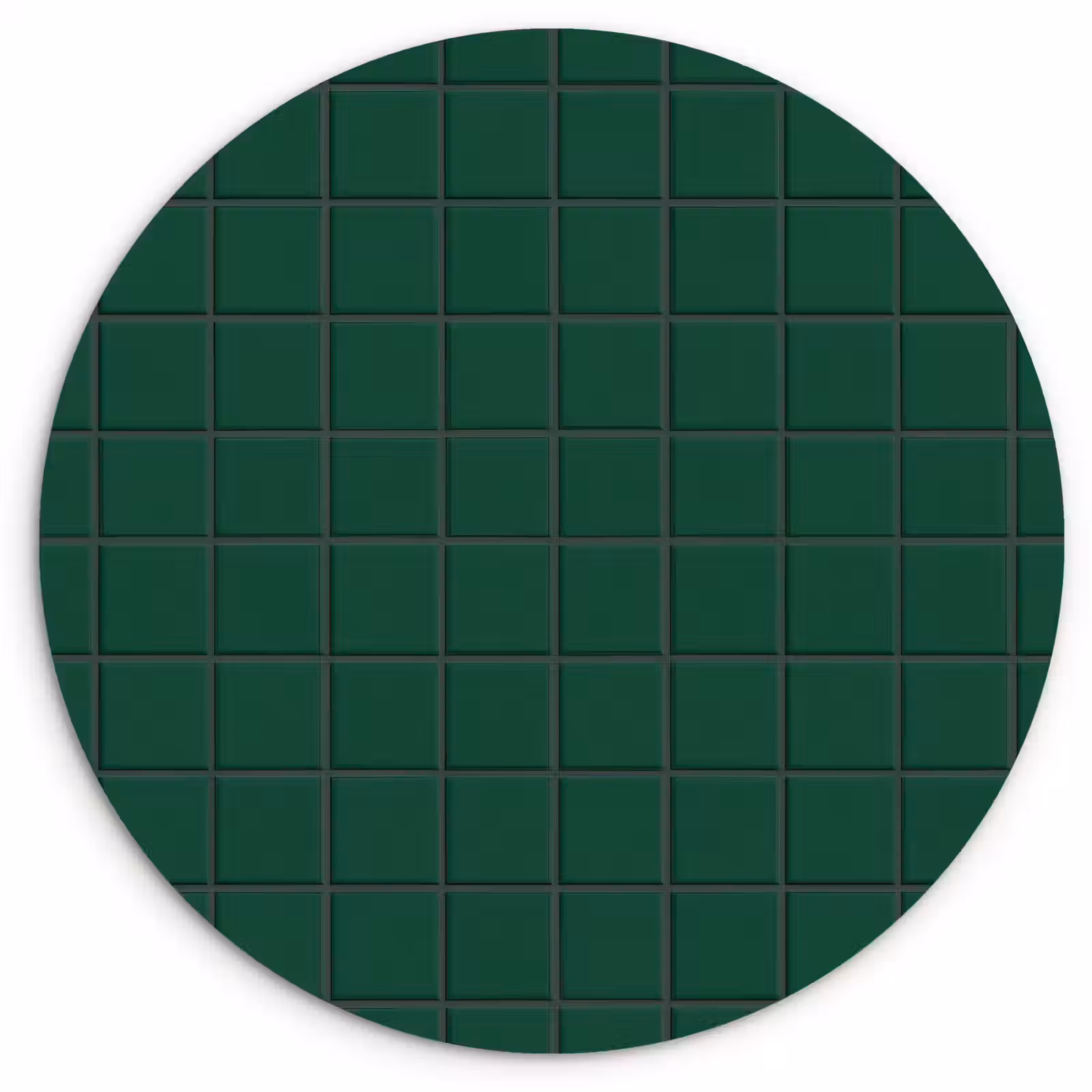 Muurcirkel - Patroon - Tegels - Dennen - Groen — 1