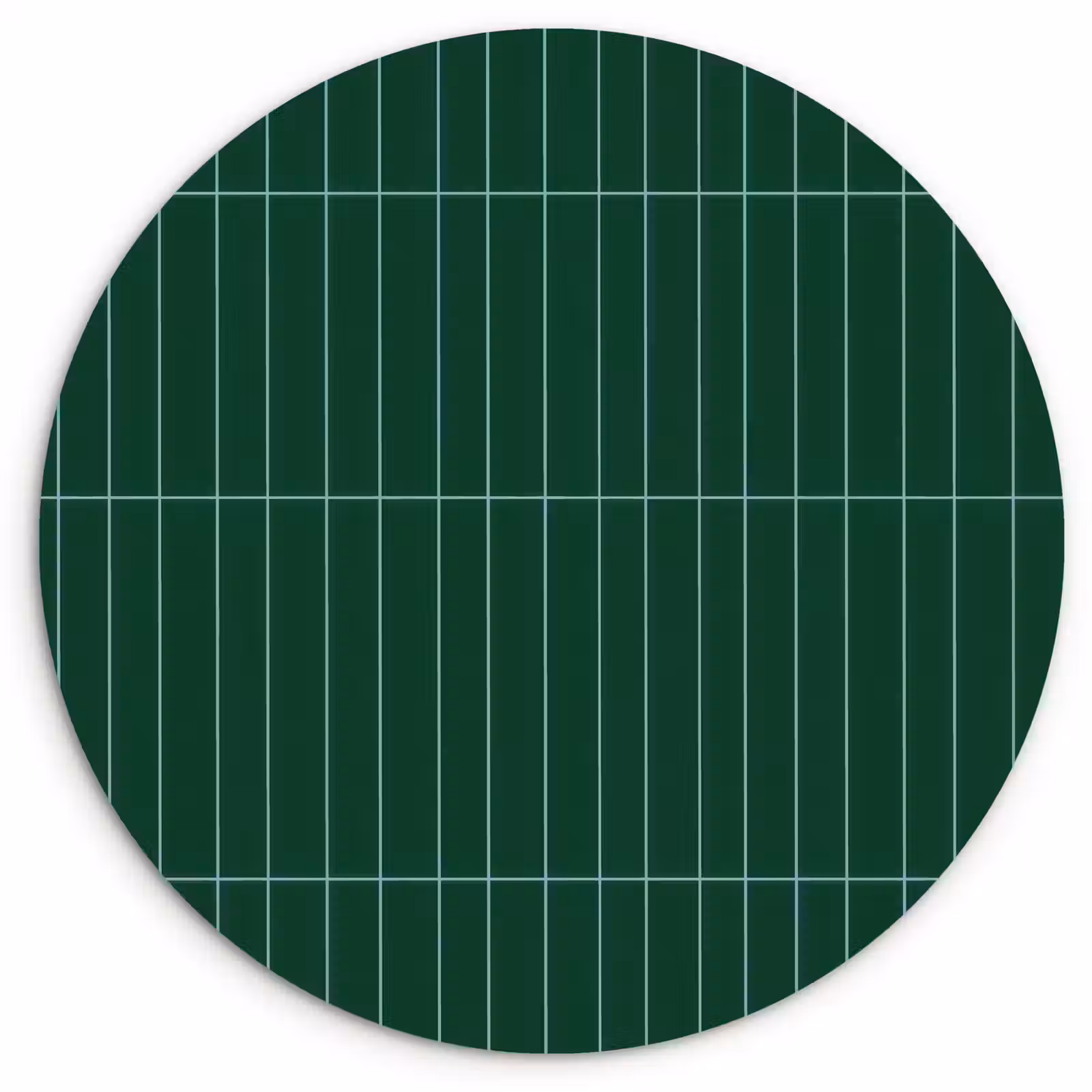 Muurcirkel - Patroon - Tegels - Donkergroen — 1