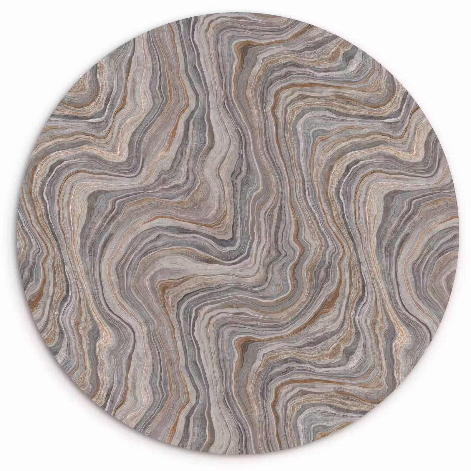 Muurcirkel - Patroon - Textuur - Grijs — 1