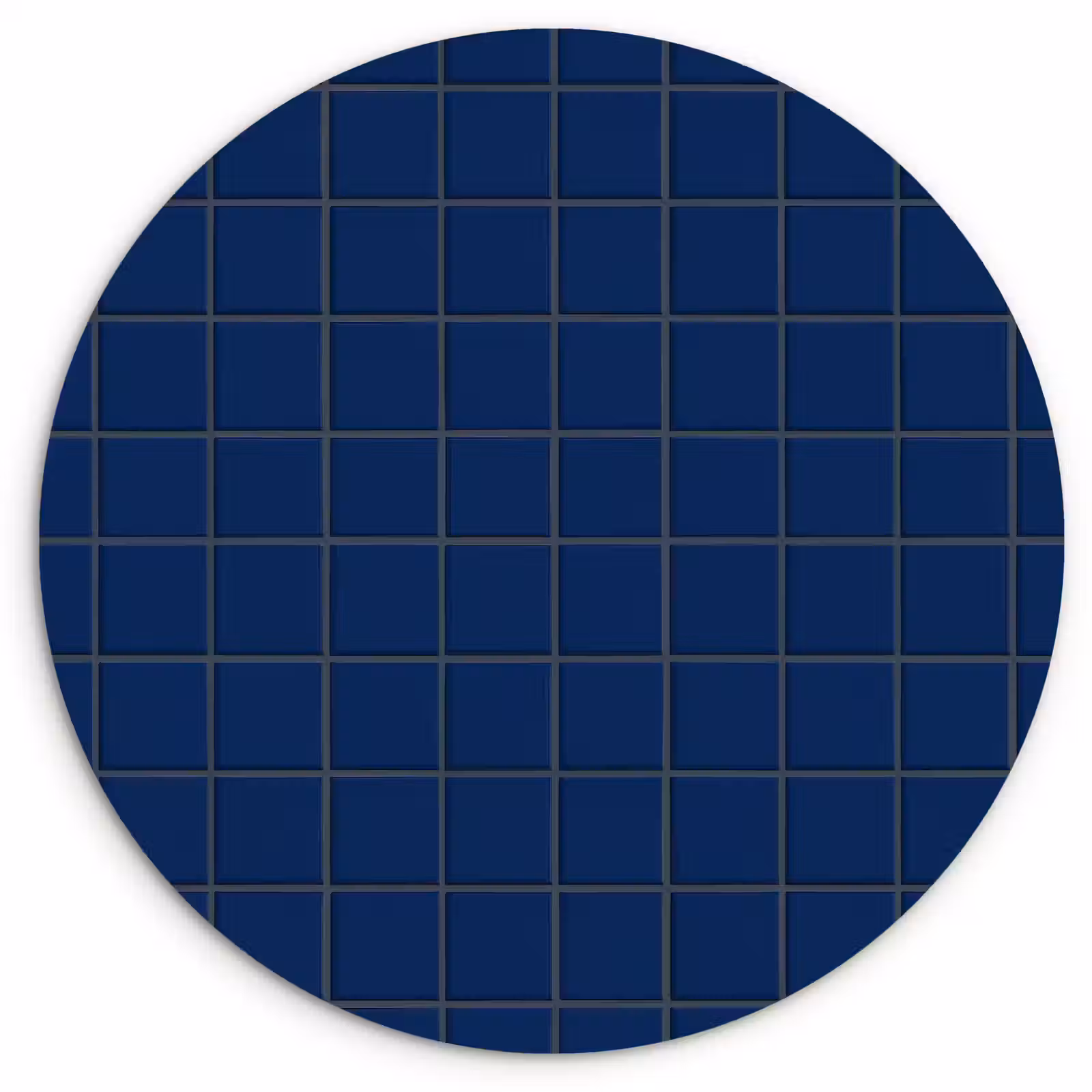 Muurcirkel - Tegel - Patroon - Blauw — 1