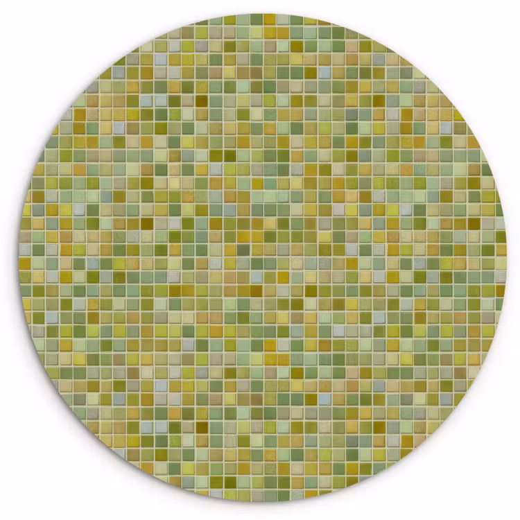 Muurcirkel - Mozaïek - Patroon - Groen — 1