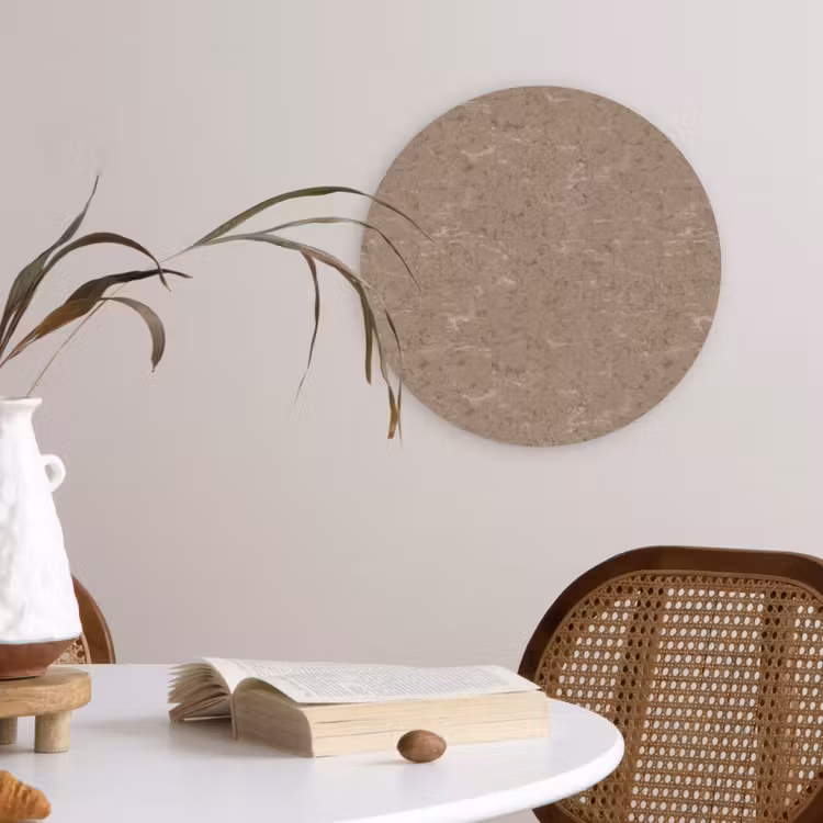 Muurcirkel - Patroon - Kalksteen - Beige — 4