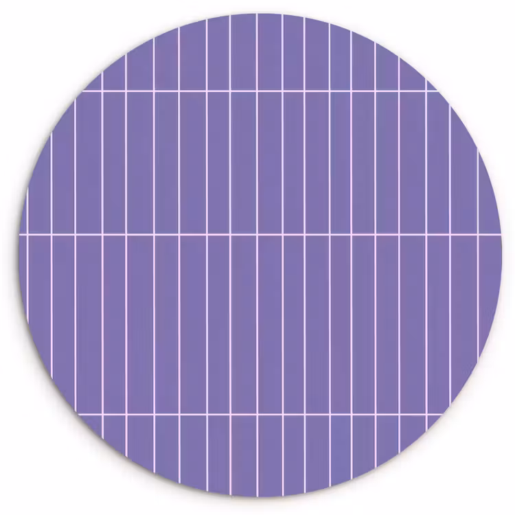 Muurcirkel - Patroon - Tegel - Lila — 1
